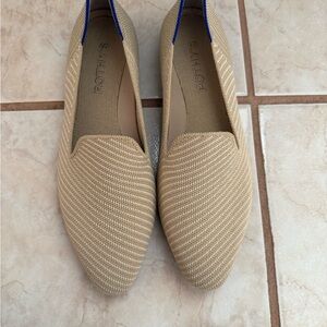 Rothy's Almond Loafer in Chai Twill